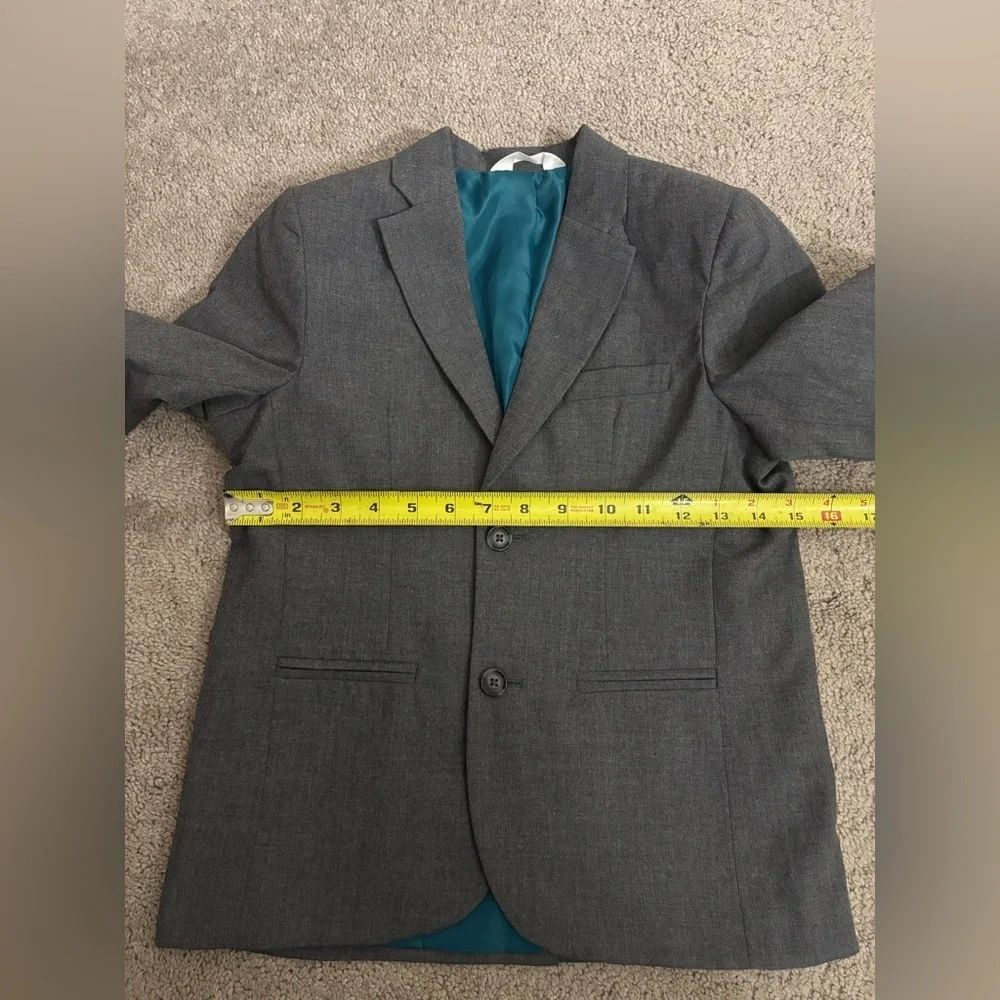 Cat & Jack Boys Gray Blazer Jacket Size 7